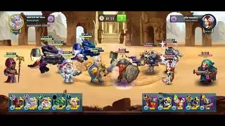 Battle Arena Heroes Adventure lvl 47 vs lvl 51 with 3 Purple R I P
