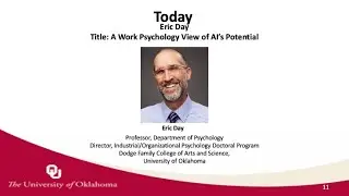 GSC Webinar | Eric Day | A Work Psychology View of AI&rsquo;s Potential | November 19, 2025