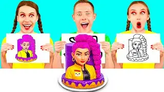 Who Draws it Better Take The Prize | Funny Food Challenges