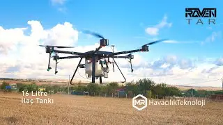 Raven TAR16 Zirai Drone G&uuml;ncellendi. Drone ile Tarımsal İla&ccedil;lama, Hızlı Verimli, G&uuml;venli.