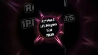 All retained players for IPL 2025 with salary 💸🤑 #shortsvideo #ipl #cricket