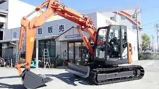 【A2680】ZX75UR-5B　2017年/2638HR　中古ユンボ　重機