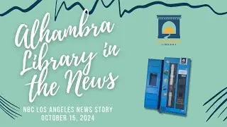 Vending Library at Emery Park NBC Los Angeles News Story 10/15/24