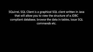 Download Graphical SQuirreL SQL Client Here!