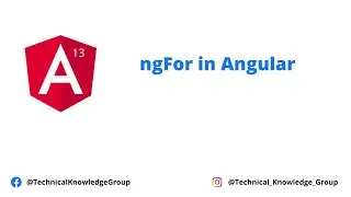 ngFor in Angular - Angular 13 