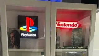 Ikea Billy Oxberg Game Console Display