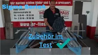 Sigma Fliesenschneider Serie 4 sinnvolles Zubeh&ouml;r Mosaik schneiden, oberer Anschlag, Verl&auml;ngerung