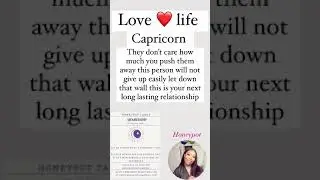 Capricorn ♑️ ❤️ #honeypottarot #tarot #allsignsincluded #tarotreading #allsignsreading #love