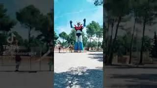 Mazinger Z giant statue in Spain #shorts