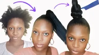 😱 COIFFURE RAPIDE EN 10 MINUTES  AVEC UNE EXTENSION DE TRESSE