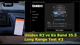 Uniden R3 - 17.02 miles at Hackberry Flats on KA 35.5 - run 3