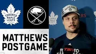 Auston Matthews | Post Game at Buffalo Sabres | October 24, 2025