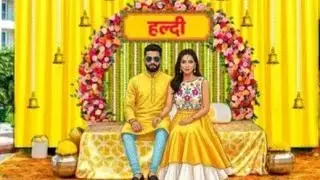 Haldi celebration!! ❤️🥀