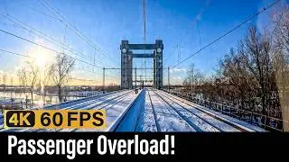 Train Cab Ride NL / Passenger Overload! / Amsterdam - Gouda - Rotterdam / SLT Sprinter / Jan '26