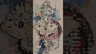 JUNK JOURNAL EPHEMERA ASMR or just a moment of madness in my studio? 😅 #junkjournal #asmr #ephemera