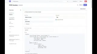 29. Build Custom Print Format - Frappe ERPNExt