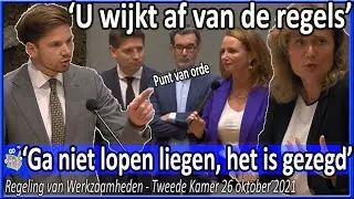 Gideon van Meijeren 'Ga niet lopen liegen, het is gezegd' v Vera Bergkamp - RVW Debat Tweede Kamer