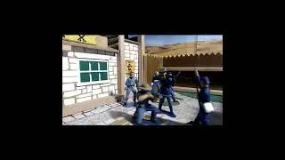 Army men  stopmotion, US cavalry video - Old west, #shorts, #armymen