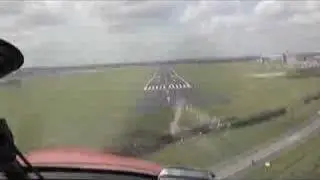 Landing rwy 23 at Cambridge EGSC