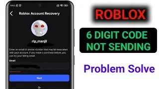 Roblox Password Reset Not Sending Email 2026 | Roblox 6 Digit Verification Code Not Sending