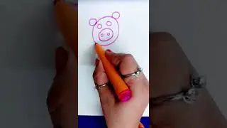 one circle one circle animal drawing #shorts #ytshorts #youtubeshorts #art #creative #sketch