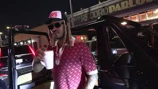 Future arriving to Gunna's birthday party