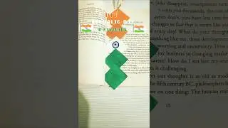 HAPPY 77th REPUBLIC DAY| PAPER CRAFT IDEA 💚🤍🧡