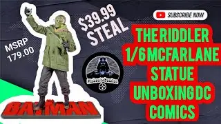 Riddler McFarlane Batman1/6 Scale Resin Statue Unboxing