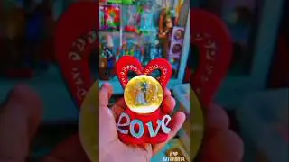 Golden LED love couple gift