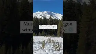 ❄️ One of our favorite winter activities in Visit Bend Oregon! 📝 Wanderlust Tours offers beautiful
