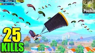 WORLD RECORD IN SEASON 13 | 25 KILLS SOLO VS SQUAD GAMEPLAY | PUBG MOBILE LITE