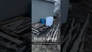 From Scraps to a full BOAT in Our Backyard!