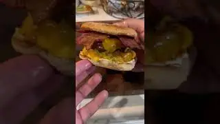 Double cheese burger with bacon recipe