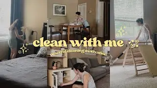 peaceful clean & declutter with me | body doubling | cleaning motivation