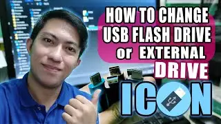 Paano palitan ang USB Icon or flash drive ( How to set custom icon for a removable drive on Windows)