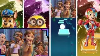 PAW PATROL TILES HOP 🎵 Chase & Marshall Dance to the BeatTILES HOP WITH PAW PATROL 🚨 Fun Music Game!