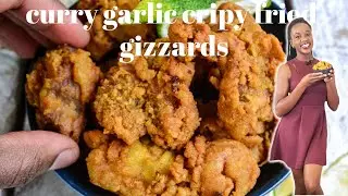 Хрустящие жареные желудки с чесноком и карри | Кухня Калухи