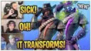 Ninja & Streamers React to NEW Deadfire Skin!! [Transforming Skin!!]   Fortnite Battle Royale