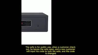 BEYOND Touch Screen Digital Keypad Hotel Safe With Override Key Lock