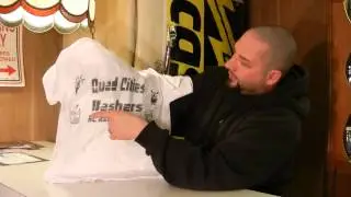 New Airbrushed Quad Cities Bashers Tshirts