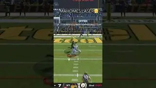 MAHOMES THROWING AT THE USER INSANE TOUCHDOWN 😤 #viralvideo #madden25 #nfl #maddenmut #viralshorts