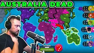 A Crazy Game! Risk world map