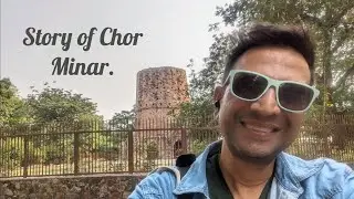 Chor Minar is 700 year old structure in Hauz Khas area, Delhi.