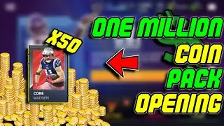 1 MILLION COIN Pack Opening - Madden Mobile 21