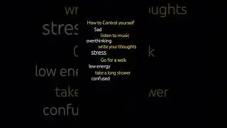 How to control yourself #loveyourself #love #yutubeshorts #optimism #life #viral