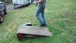 Having fun with a 3 wheeled Rc car