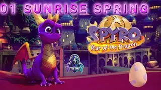 PC Spyro 3 Year of the Dragon Reignited Trilogy 01 Sunrise Spring Full all gems and Dragon Eggs game