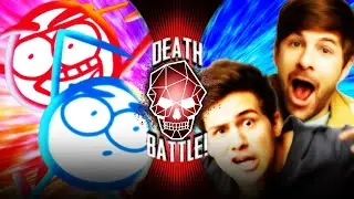 FMDBT #19 Red & Blue vs Ian & Anthony (Dick Figures vs Smosh)