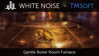 Gentle Boiler Room Furnace - 10 Hour Sleep Sound - Black Screen