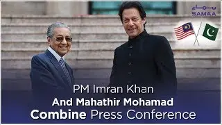 PM Imran Khan and Mahathir Mohamad Combine Press Conference | SAMAA TV | March 22, 2019